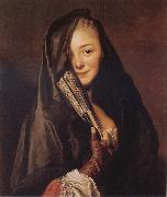 Alexander Roslin Woman with a Veil:Marie Suzanne Roslin oil on canvas